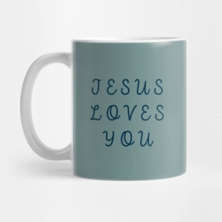 Jesus Loves U Mug